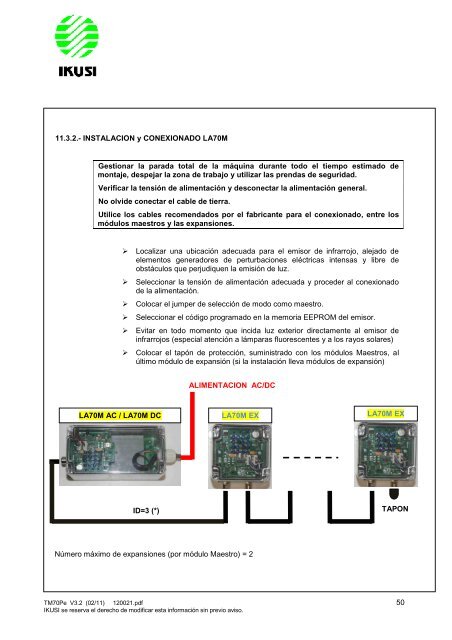 manual de instalação e utilização transmissor console ... - Usicontrol