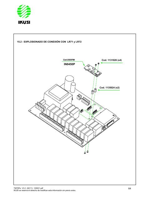 manual de instalação e utilização transmissor console ... - Usicontrol