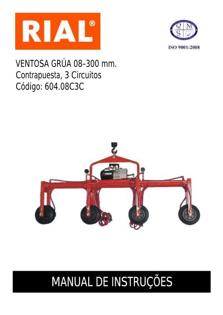 Ventosa 604.08C3C PORTUGUES - Rial SA