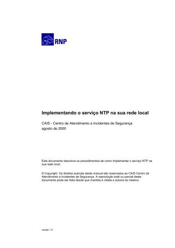 Manual NTP - RNP