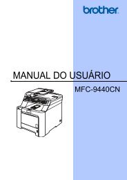 MANUAL DO USUÁRIO - Brother