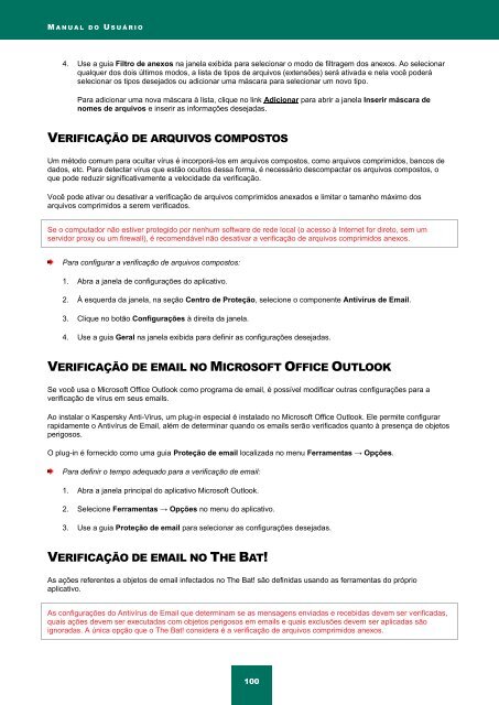 Kaspersky Anti-Virus 2011 MANUAL DO USUÁRIO - Kaspersky Lab