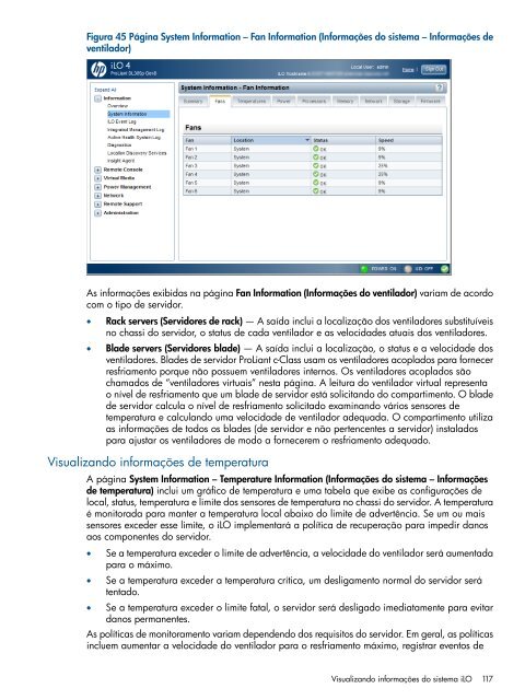 Guia do usuário do HP iLO 4 - Business Support Center - HP