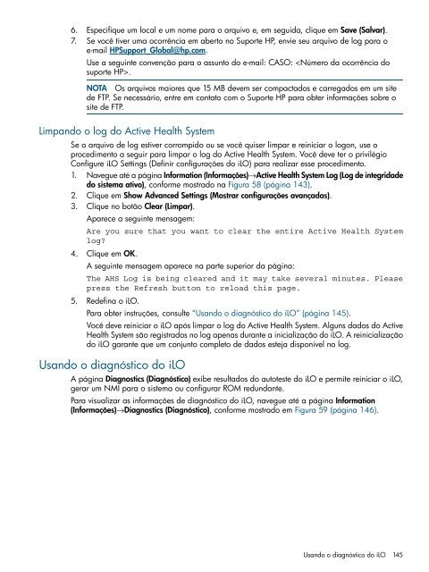 Guia do usuário do HP iLO 4 - Business Support Center - HP