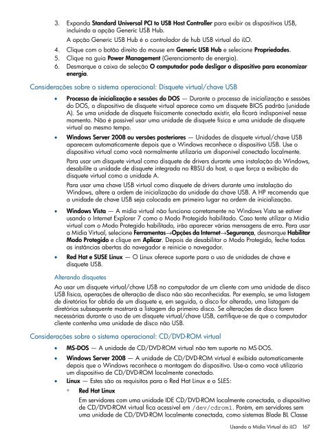 Guia do usuário do HP iLO 4 - Business Support Center - HP