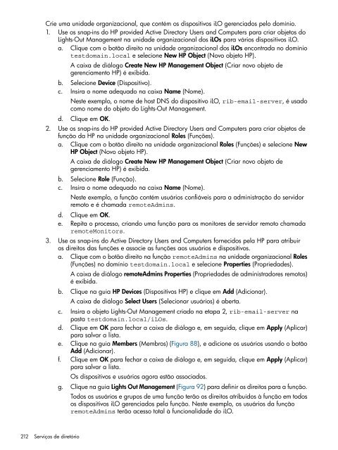 Guia do usuário do HP iLO 4 - Business Support Center - HP