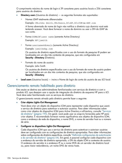 Guia do usuário do HP iLO 4 - Business Support Center - HP