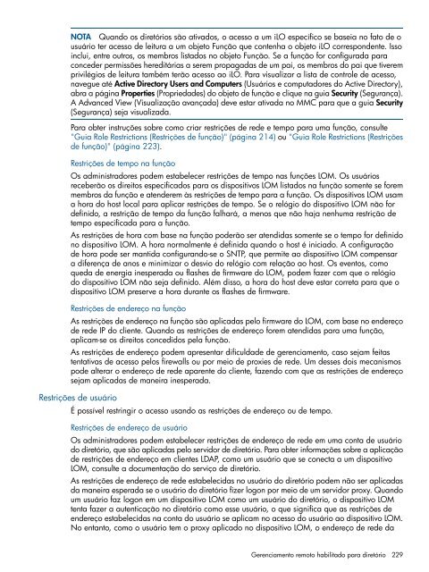 Guia do usuário do HP iLO 4 - Business Support Center - HP