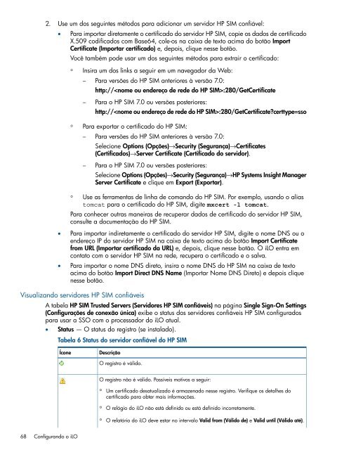 Guia do usuário do HP iLO 4 - Business Support Center - HP