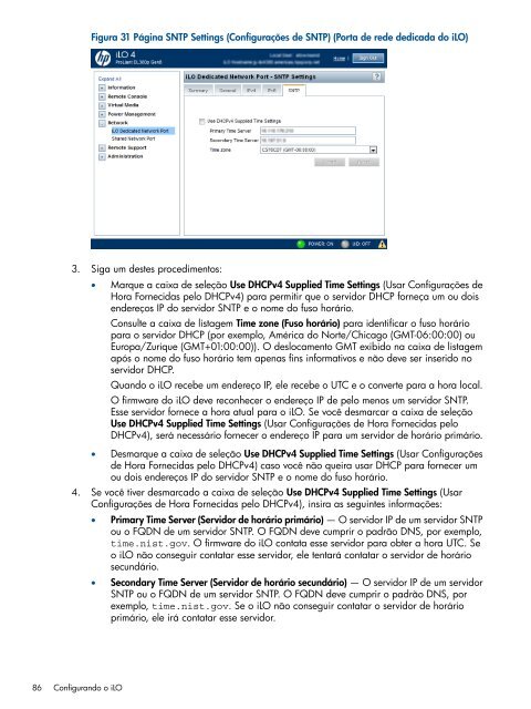 Guia do usuário do HP iLO 4 - Business Support Center - HP