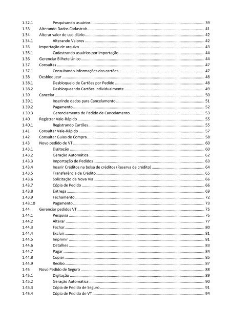 Vale-Transporte Eletrônico Manual do Comprador - Cartões RioCard