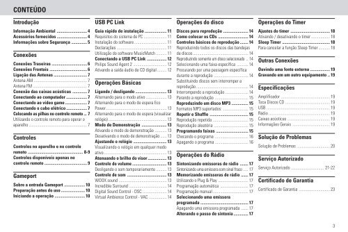 Manual de Instruções - Philips