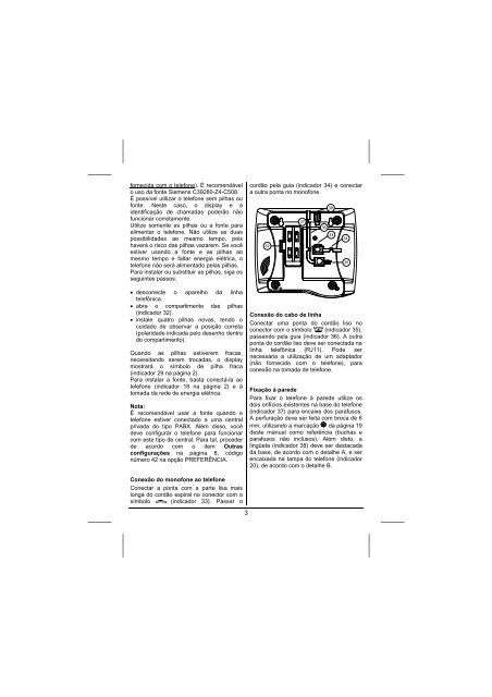 euroset 3025 Manual de Instruções - Alca System