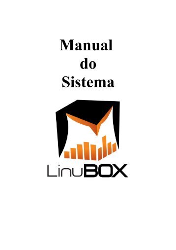 Download o manual do LinuBOX. Recomendável ... - RB Diversões
