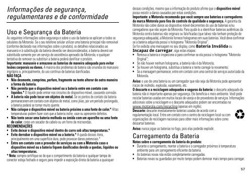 Manual do aparelho Arquivo PDF - Claro