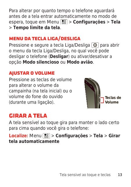 Manual do aparelho Arquivo PDF - Claro