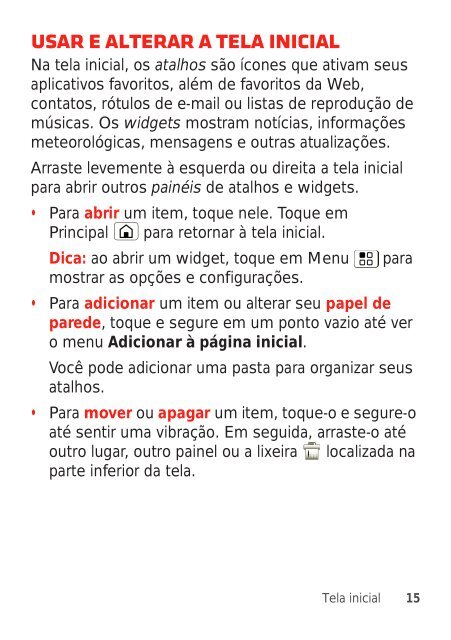 Manual do aparelho Arquivo PDF - Claro