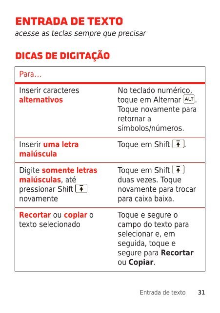 Manual do aparelho Arquivo PDF - Claro