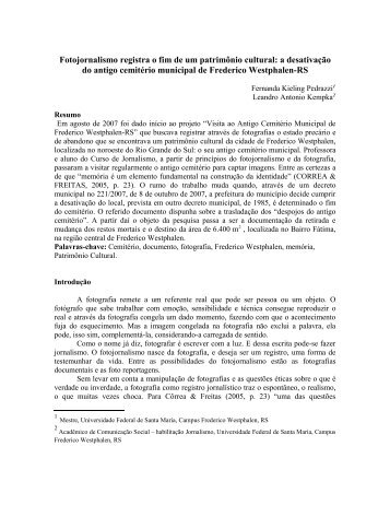 Resumo: 10 a 15 linhas, com até cinco palavras-chave