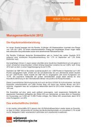 Management Bericht - Wüstenrot Bausparkasse AG