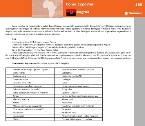 Como Exportar Angola - BrasilGlobalNet