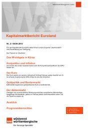 Kapitalmarktbericht Euroland