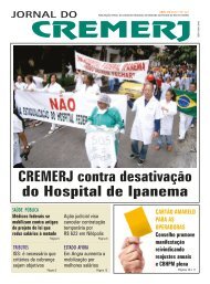 CREMERJ contra desativação do Hospital de Ipanema
