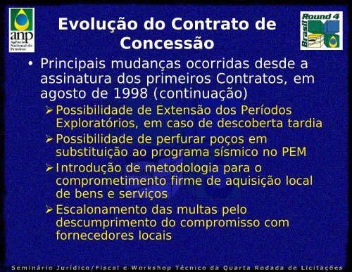 Contrato de Concessão - ANP