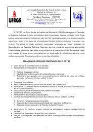 Download PDF completo. - Instituto de Química - Ufrgs