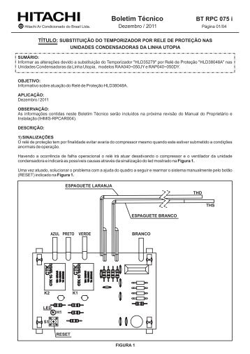 BT RPC 075 i SUBST TEMPORIZADOR POR RELE DE PROTEÇÃO ...