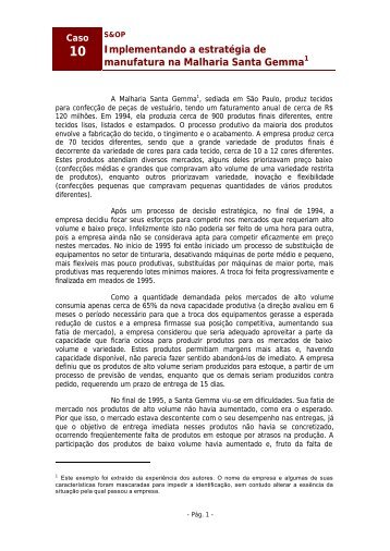 Estudo de Caso: Malharia Santa Gemma - Salaviva.com.br