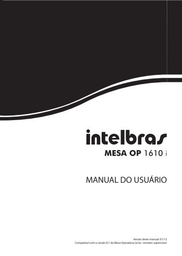 PDF Manual do usuário - Intelbras