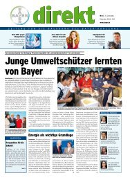 Junge Umweltschützer lernten von Bayer - Wuppertal - Bayer