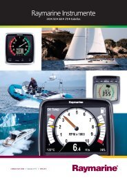 Raymarine Instrumente