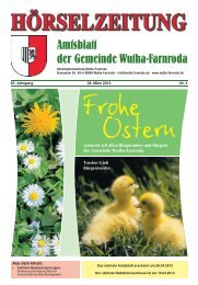 Amtsblatt der Gemeinde Wutha-Farnroda