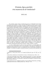 Protesta, liga, partido: Tres maneras de ser intelectual - Santos Juliá