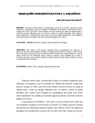 MIGRAÇÕES NORDESTINAS PARA A AMAZÔNIA MIGRAÇÕES ...