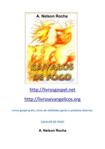 Cavalos de Fogo - Livros gospel