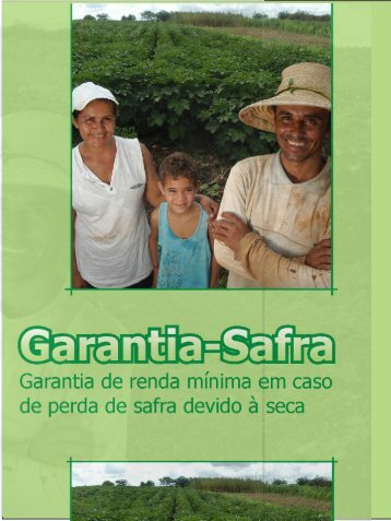 Cartilha - Garantia Safra.pdf - Ministério do Desenvolvimento Agrário