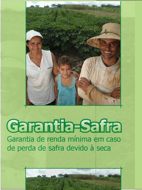 Cartilha - Garantia Safra.pdf - Ministério do Desenvolvimento Agrário