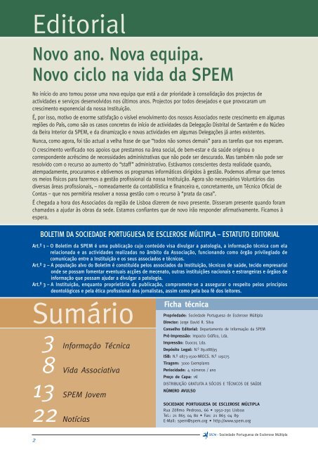 Boletim n.º 67 - 1º Trimestre 2005 (formato PDF) - SPEM