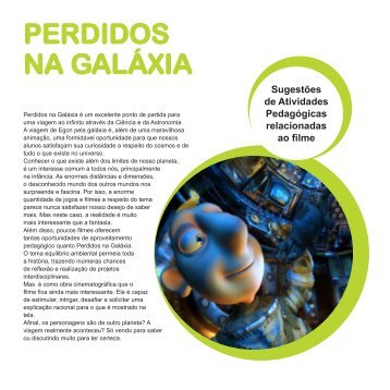 PERDIDOS NA GALÁXIA - FICI - Festival Internacional de Cinema ...