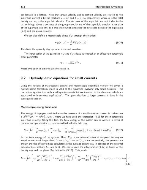 Bose-Einstein Condensates in Rotating Traps and Optical ... - BEC