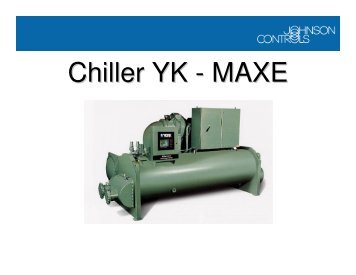 Apresentação - Chiller YORK® Centrífugo YK ... - Johnson Controls