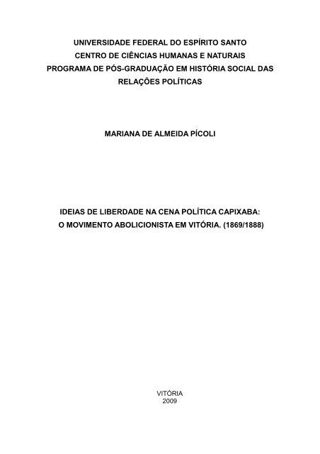 Historia Do Ceará, PDF, Abolicionismo