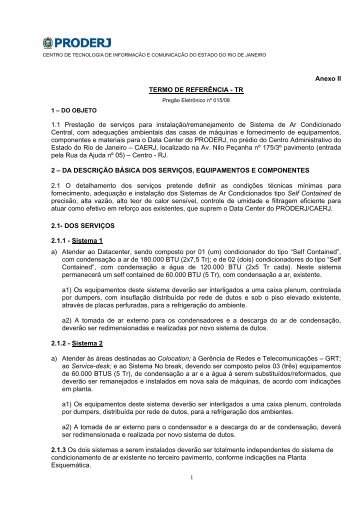 FOLHA DO PRODERJ - Governo do Estado do Rio de Janeiro