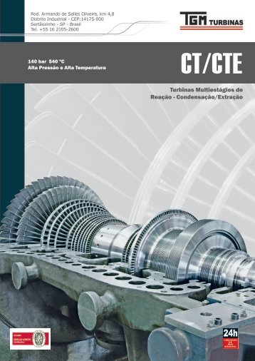 Turbinas Multiestágios de Reação - Condensação/Extração - TGM