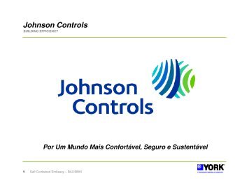 Self Contained Embassy - BAX/BWX - Johnson Controls