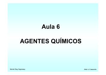Aula 6 AGENTES QUÍMICOS - SimuCAD