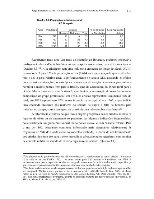 emigração e retorno no porto oitocentista - Repositório Aberto da ...